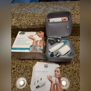 Silk’n Revit Microderm Diamond Peeling Tip Exfoliation Set in Case Open Box